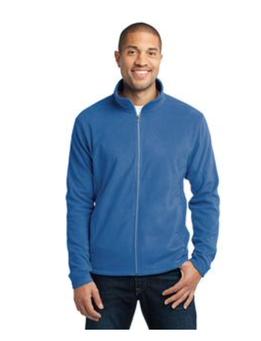 Men's Port Authority Micro-fleece Jacket in Light Royal Main Image